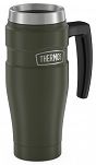 Kubek termiczny - Termokubek Thermos Style z uchwytem 470ml zieleń wojskowa - 4