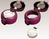 Mobilny termokubek Thermos 0,6L - bordowy (burgundy) - 3