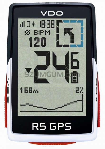 Komputer licznik VDO R5 Gps Top Mount