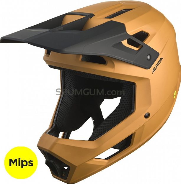 Kask rowerowy Alpina PIKES MIPS - Burro - brown matt