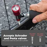 Rockbros CO2-A88G - mini pompka CO2 z manometrem - 3