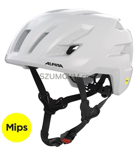 Kask rowerowy Alpina TAUNUS GRAVEL MIPS - White Biały