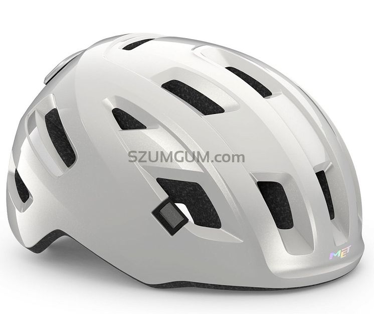 Kask rowerowy e-bike Met E-Mob - Biały white