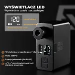 Mini pompka elektryczna Rockbros AS1 PRO - 120 PSI - 4