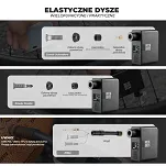 Mini pompka elektryczna Rockbros AS1 PRO - 120 PSI - 7