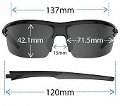 Okulary TIFOSI RIVET CLARION FOTOTEC satin vapor (1szkło Clarion Red FOTOCHROM 47%-13%) - 9