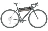 Torba pod ramę Ortlieb Bike Packing Frame-Pack TopTube 4L - Dark Sand - 7