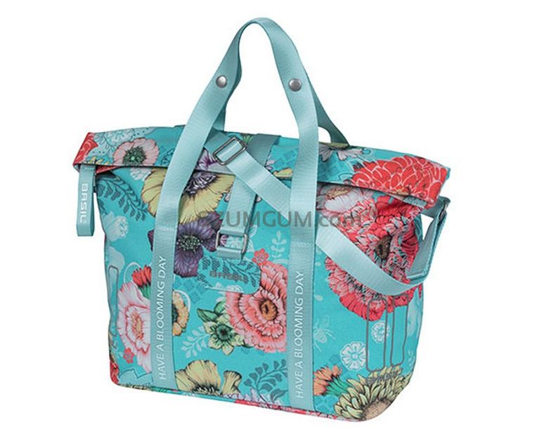 Torba Basil - BLOOM FIELD HANDBAG 2 -  sky blue
