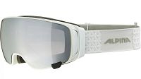  ALPINA GOGLE M DOUBLE JACK MAG Q-LITE White gloss - szkło Q-LITE S1+Mrror black S3 SPH