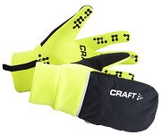 Rękawiczki CRAFT Hybrid Wheather Glove, czarno-żółte roz. 2XL - 2