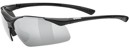 Okulary sportowe UVEX Sportstyle 223 - black matt / litemirror silver