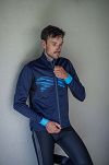 Lekka kurtka softshell Rogelli RADIUS z oddychającymi panelami na lekką zimę, ciemnoniebieska - 8