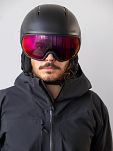 Kask zimowy  narciarski i snowboardowy ALPINA VIZZARD Q-LITE - black matt - 5
