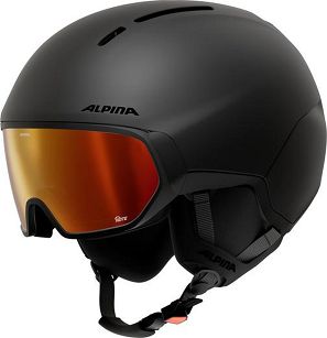 Kask zimowy  narciarski i snowboardowy ALPINA VIZZARD Q-LITE - black matt
