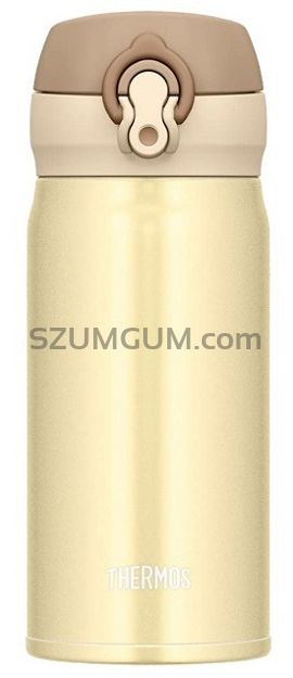 Mobilny termokubek Thermos 350ml kremowo-złoty