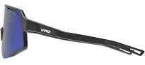 Okulary Uvex Sequenze - black matt / mirror green - 3