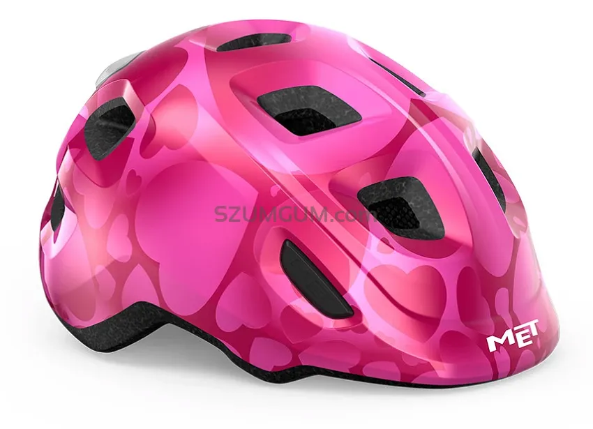 Kask dla najmłodszych MET Hooray MIPS - hearts różowy