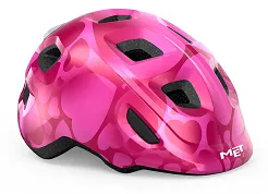 Kask dla najmłodszych MET Hooray MIPS - hearts różowy