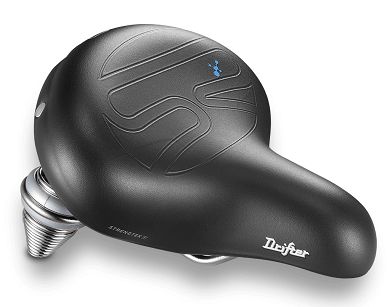 Siodło SELLEROYAL PREMIUM RELAXED 90st. DRIFTER SMALL STRENGTEX unisex żelowe + sprężyny- Czarne