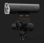 Lampka rowerowa Superfire BL12 - 4800mAh, USB - 10