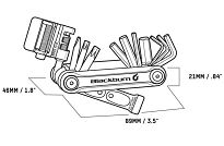 Kluczyk podręczny BLACKBURN Tradesman GRID QUICK-LINK 18 funkcji - 2