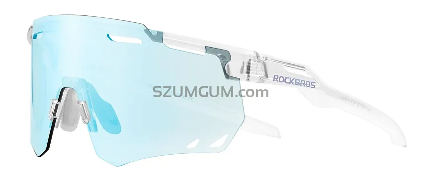 Okulary z fotochromem Rockbros SP323 - transparenty / niebieskie szkła