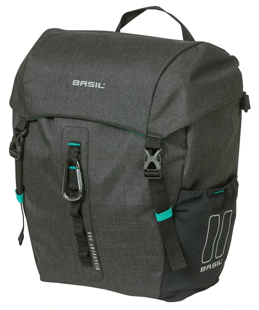 Basil Discovery 365D M - Single Bag MIK Hooks - 9L - black melee