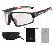 Okulary sportowe Rockbros SP216BK black/red - z fotochromem. - 2