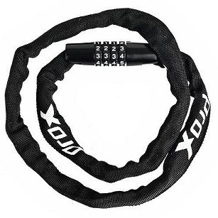 Lekkie i kompaktowe zamknięcie łańcuchowe na szyfr - Prox Armor 719 - 4x1000 MM