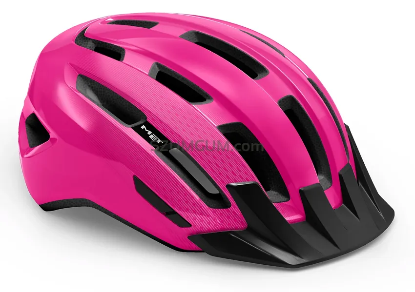 Kask MET Downtown - pink glossy