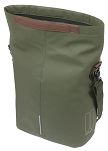 Torba rowerowa Basil City Shopper Vegan Leather, 16l, moss green - 4