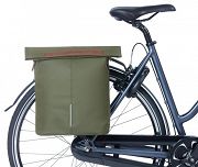 Torba rowerowa Basil City Shopper Vegan Leather, 16l, moss green