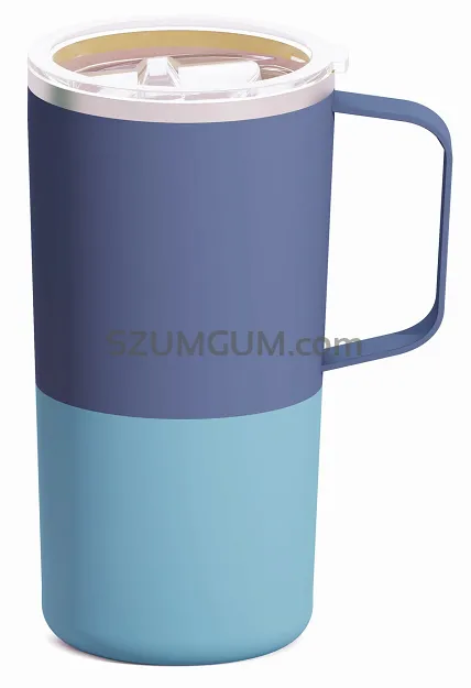 Kubek termiczny Asobu Tower z powłoką ceramiczną 590ml - pastel blue
