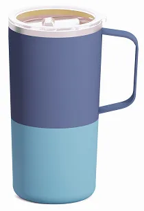 Kubek termiczny Asobu Tower z powłoką ceramiczną 590ml - pastel blue