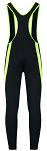 Ocieplane spodnie rowerowe Rogelli CORE COLORED - czarny-fluor - 2