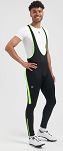 Ocieplane spodnie rowerowe Rogelli CORE COLORED - czarny-fluor - 3
