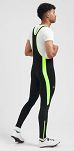 Ocieplane spodnie rowerowe Rogelli CORE COLORED - czarny-fluor - 4
