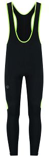 Ocieplane spodnie rowerowe Rogelli CORE COLORED - czarny-fluor