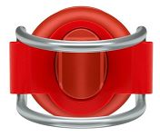 Lampa tylna rowerowa Knog Plug - red - 3