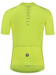 Koszulka rowerowa Rogelli DISTANCE, limonkowa - 2