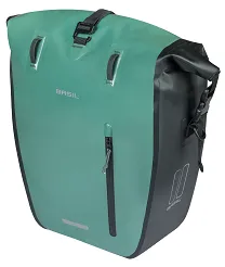 Sakwa Basil Rivo L – 25–31 L - Single Bag Tarpaulin MIK Hooks - silvergreen/black