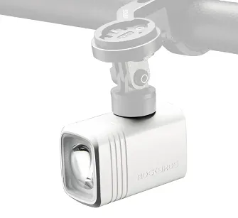 Inteligentna lampka Rockbros M6 1000 lm z cyfrowym wyświetlaczem - white