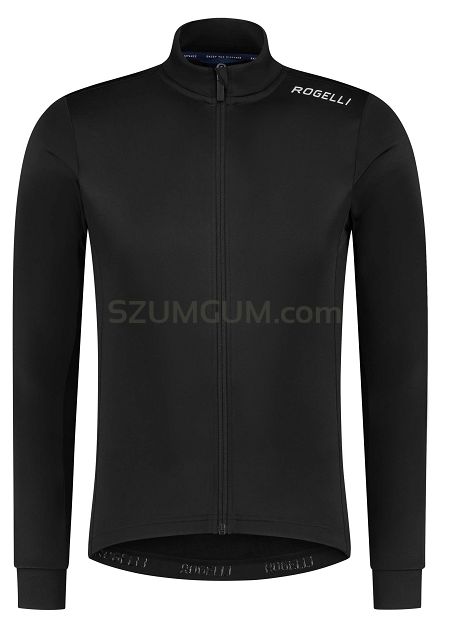 Bluza rowerowa Rogellii CORE z oddychającymi bokami, czarna