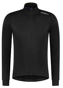 Bluza rowerowa Rogellii CORE z oddychającymi bokami, czarna