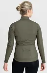 Damska bluza rowerowa Rogelli CORE z oddychającymi bokami, khaki - 4
