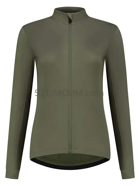 Damska bluza rowerowa Rogelli CORE z oddychającymi bokami, khaki