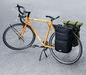 Uniwersalna miejska sakwa rowerowa z funkcją plecaka Rockbros A34 - green - 9