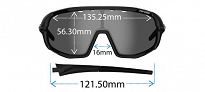 Okulary TIFOSI SLEDGE matte white (3szkła Smoke, AC Red, Clear) - 8