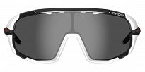 Okulary TIFOSI SLEDGE matte white (3szkła Smoke, AC Red, Clear) - 3