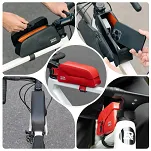 Magnetyczna 100% wodoszczelna torebka na ramę Rockbros AS-133 red - S 0,6L | L 0,9L - 8